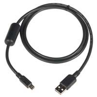 LADE-/SYNC-KABEL USB TYP A-MINI USB Schwarz