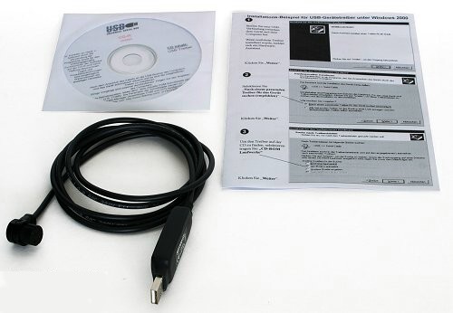 USB PC- und Stromversorgungskabel mit Rundstecker