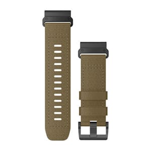 QuickFit® 26-Uhrenarmbänder, Taktische Version, Nylon Hellbraun