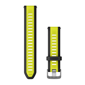 Schnellwechsel-Armband (20 MM), Schwarz/Amp Yellow