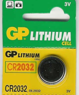 3 V Lithium Knopfzelle CR-2032
